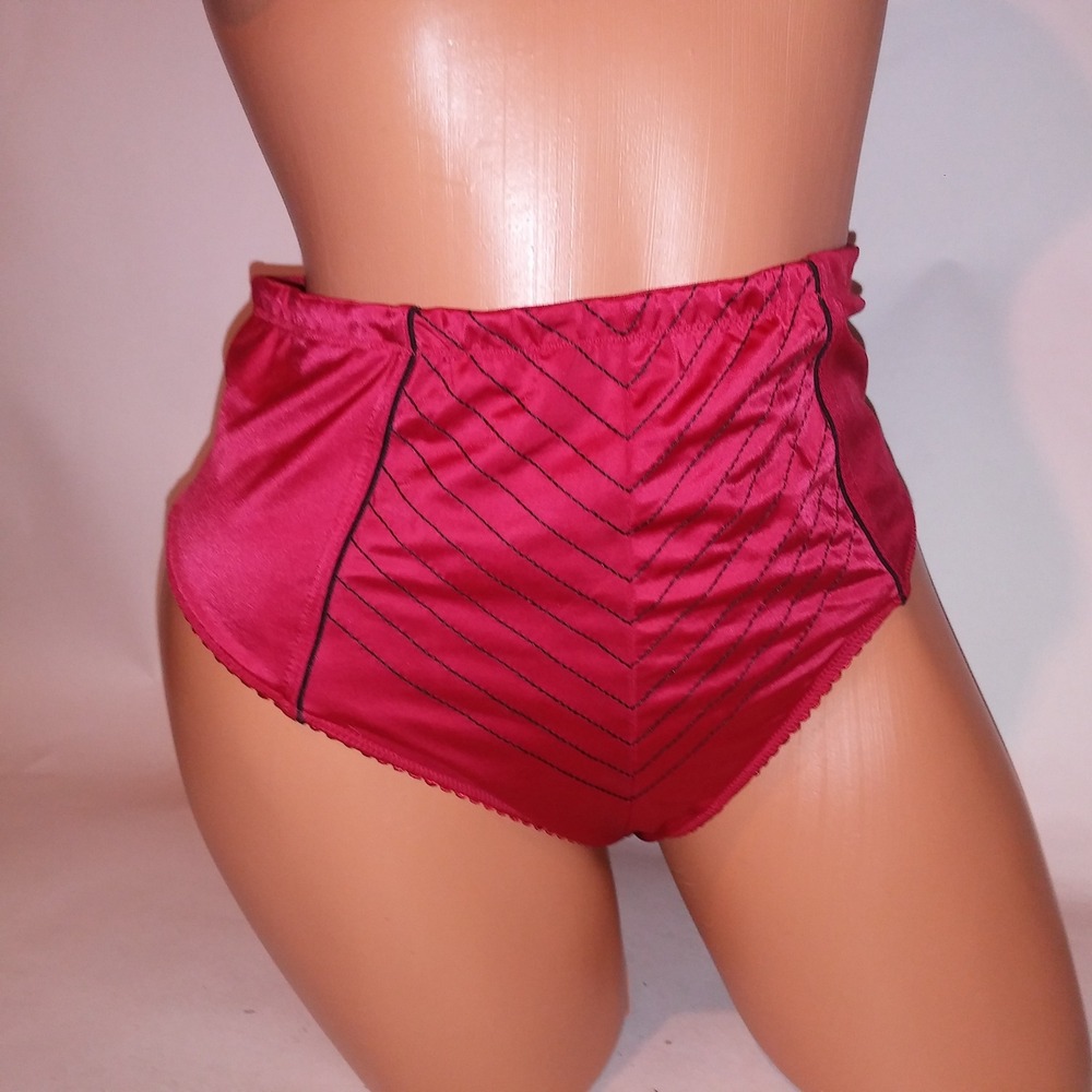 Victoria Secret Thong Panty Large Sexy Little Things Y2K Vintage Red High Waist